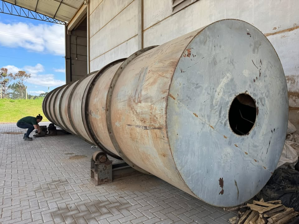 Secador Rotativo de Biomassa