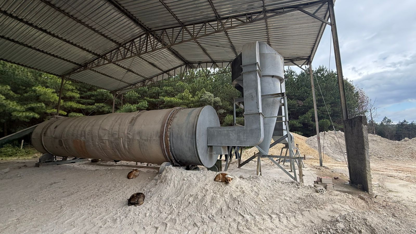 Secador Rotativo de Biomassa